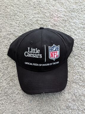 Kids Black Baseball Cap with NFL Logo
